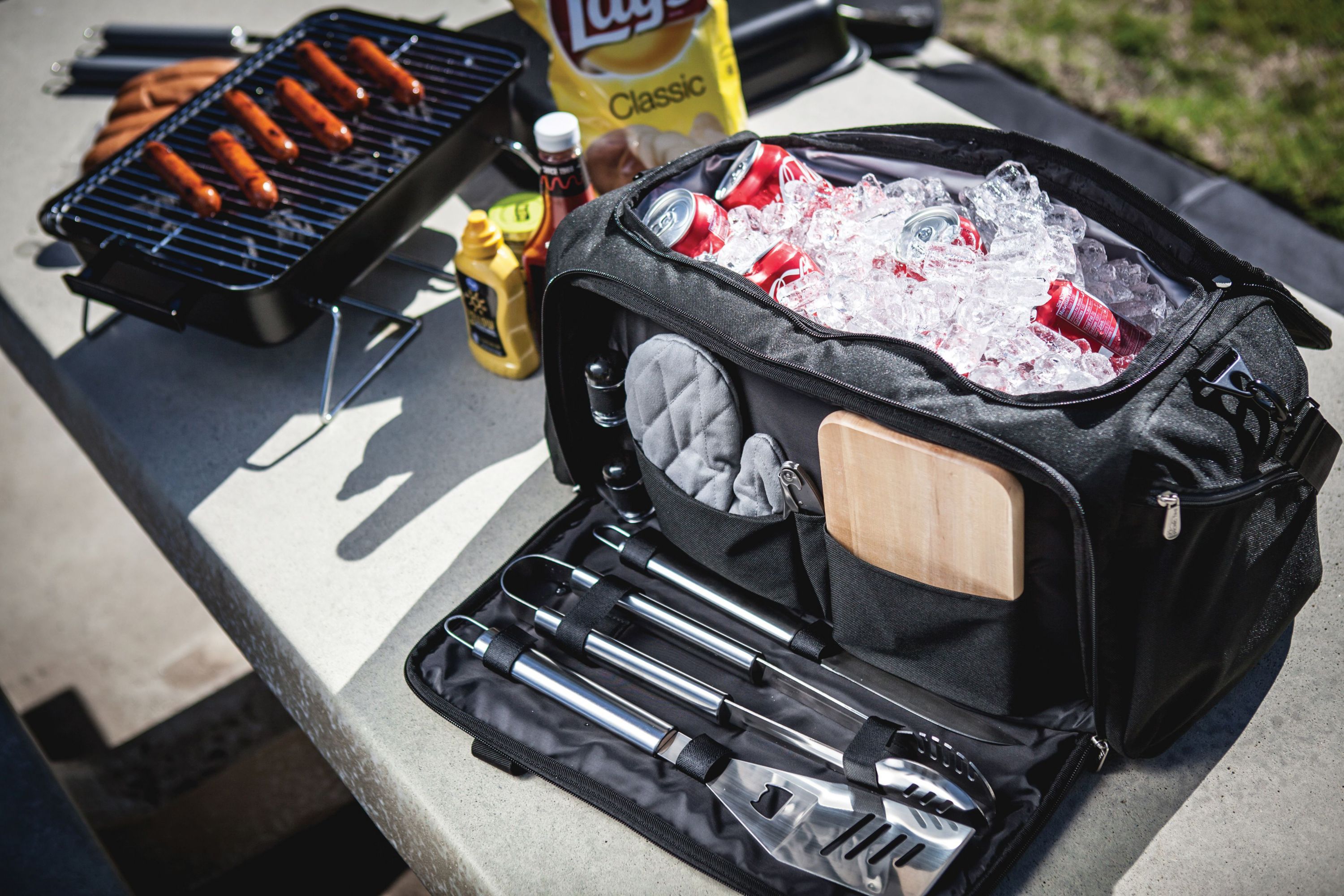NFL Washington Commanders BBQ Kit Grill Set & Cooler