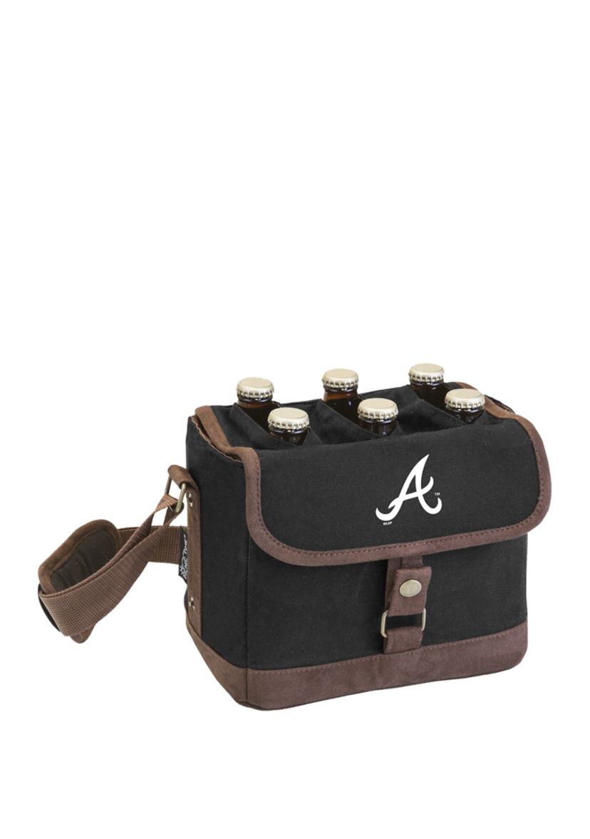 MLB Atlanta Braves Beer Caddy Cooler Tote with Opener