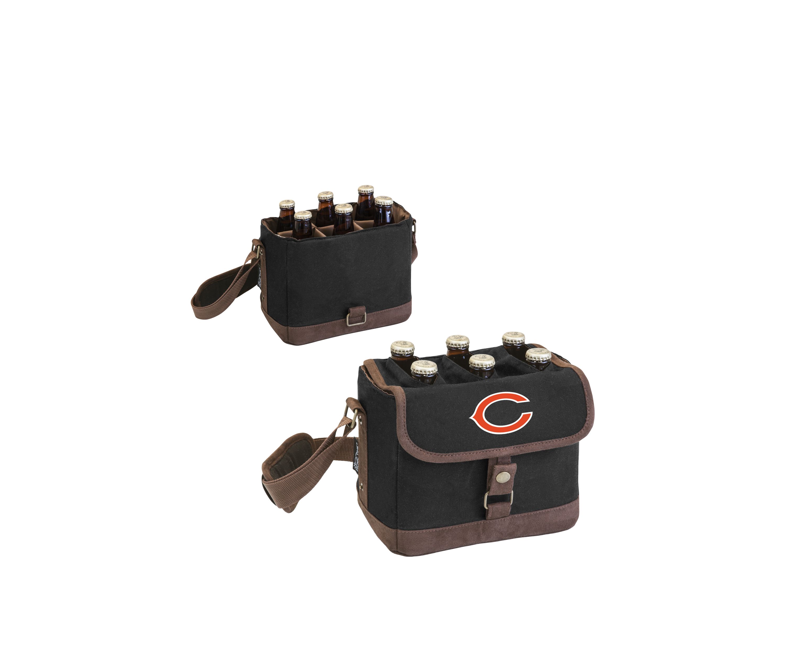 NFL Chicago Bears Beer Caddy Cooler Tote with Opener
