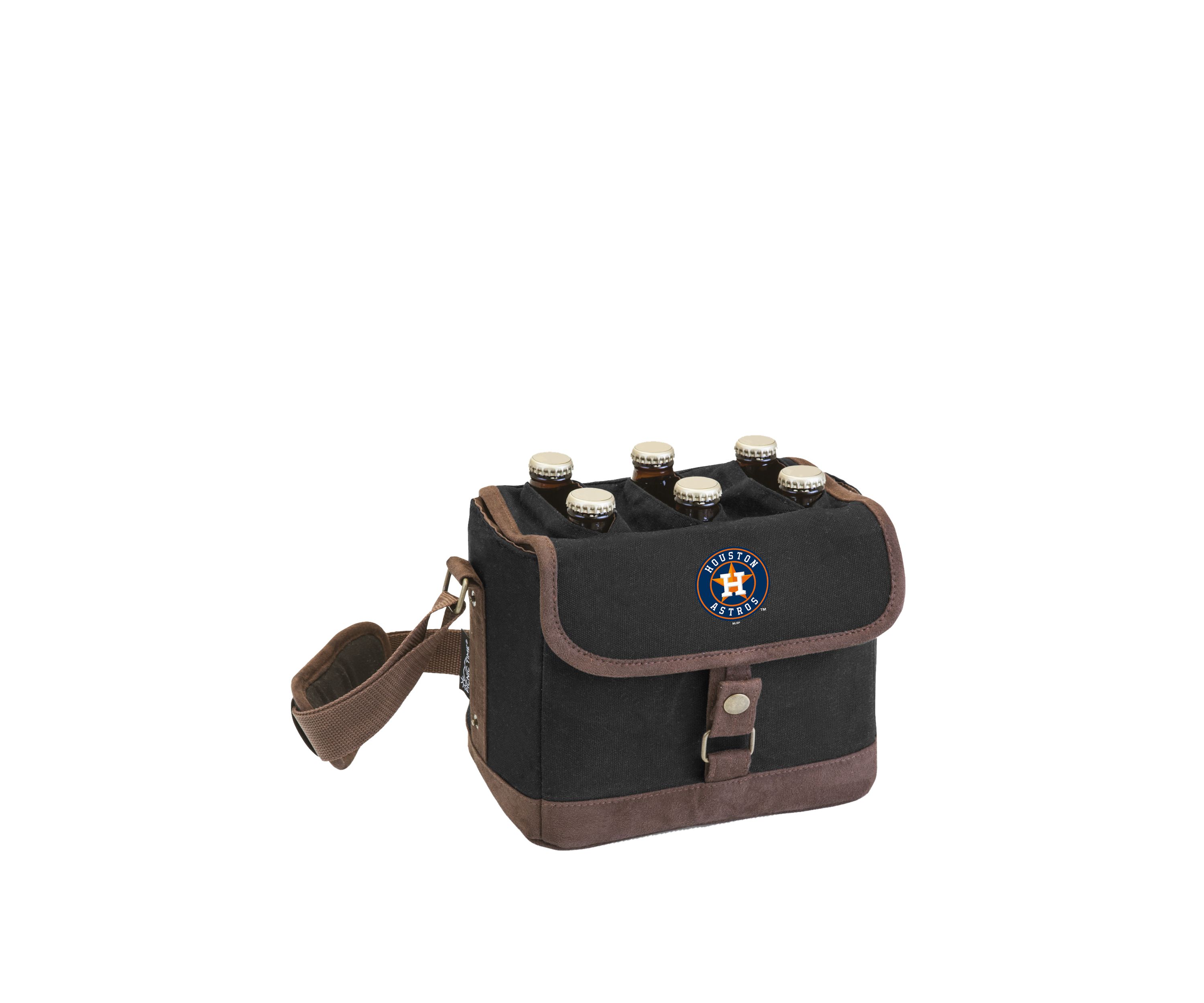 MLB Houston Astros Beer Caddy Cooler Tote with Opener