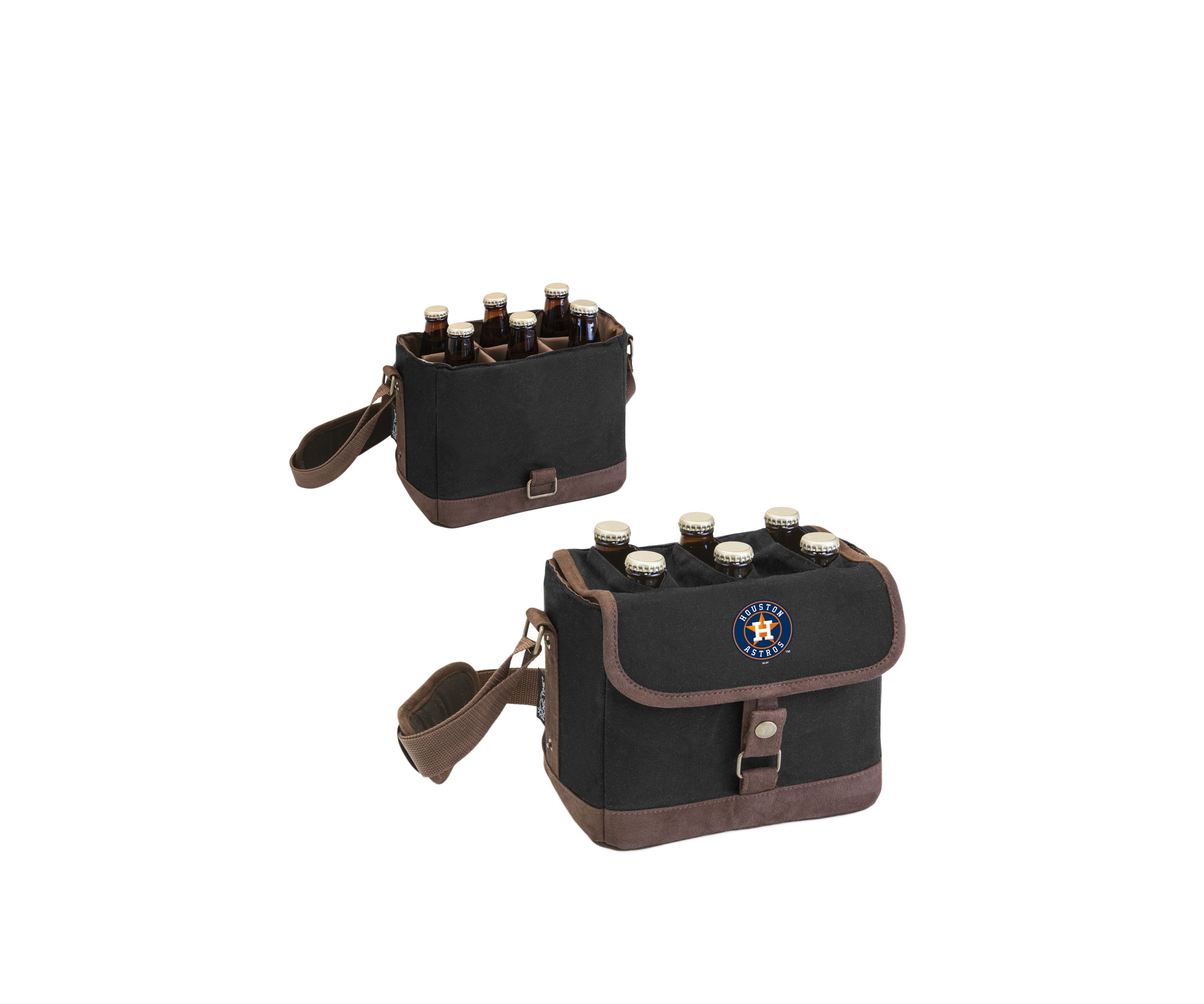 MLB Houston Astros Beer Caddy Cooler Tote with Opener