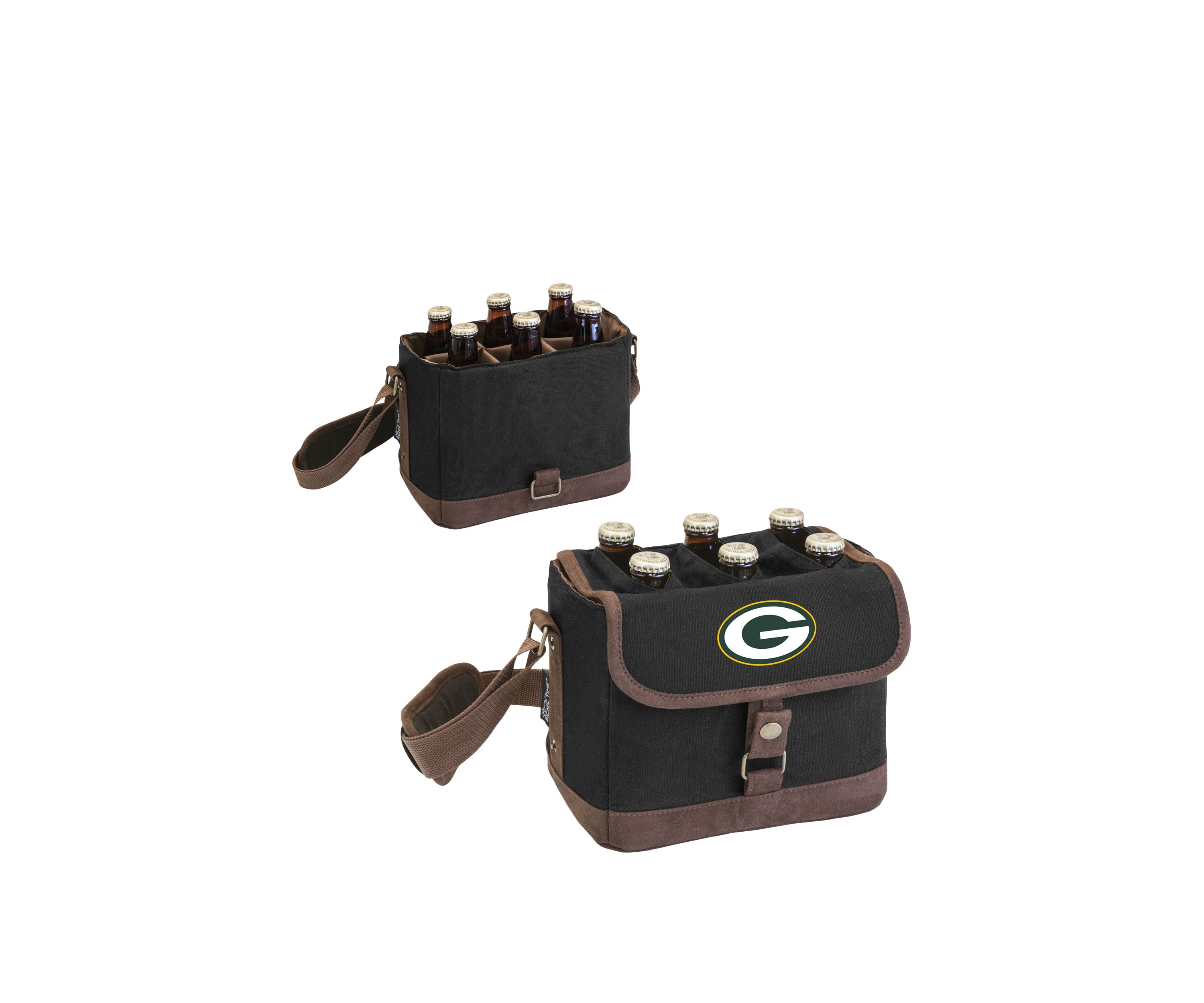 NFL Green Bay Packers Beer Caddy Cooler Tote with Opener