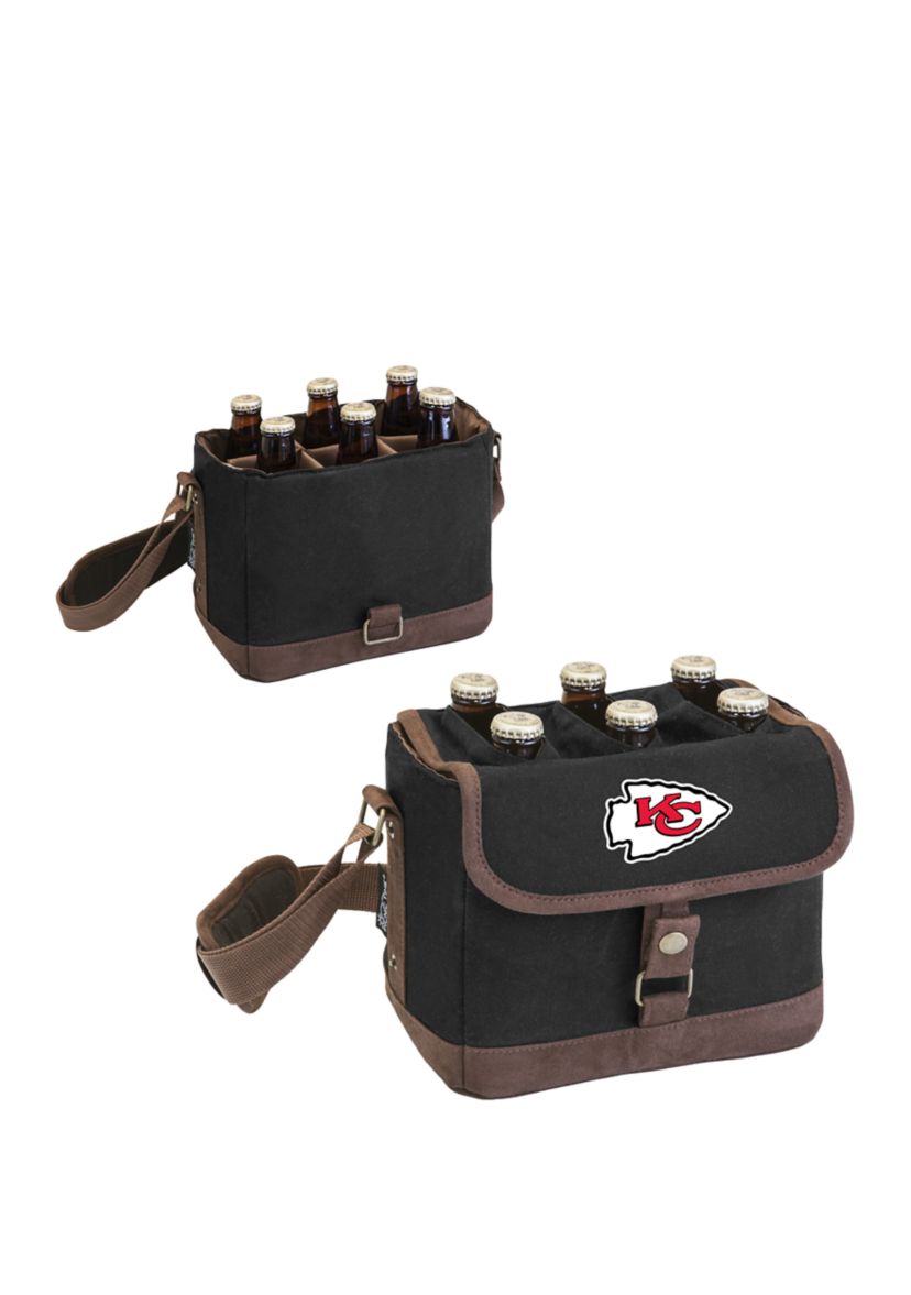 NFL Kansas City Chiefs Beer Caddy Cooler Tote with Opener