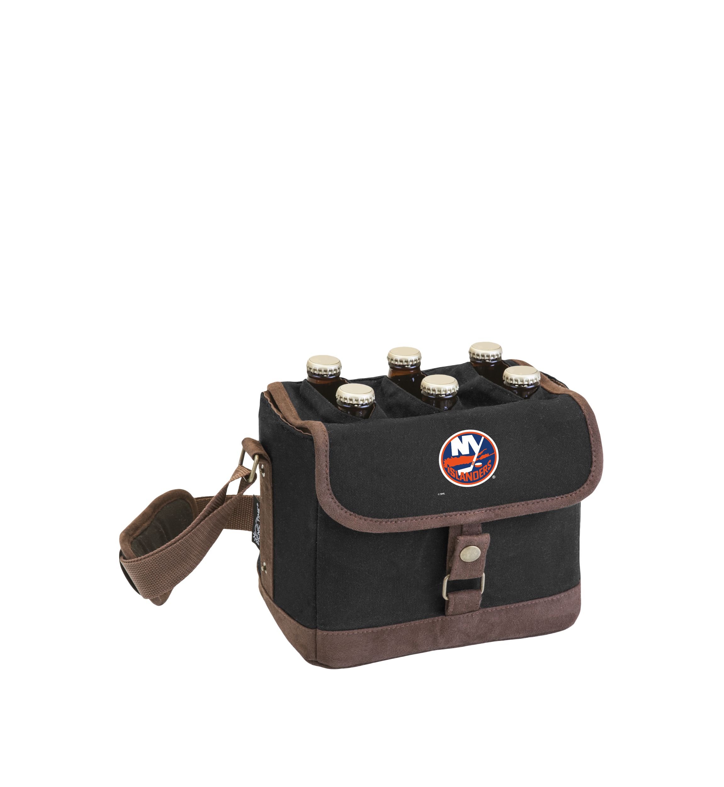 NHL New York Islanders Beer Caddy Cooler Tote with Opener