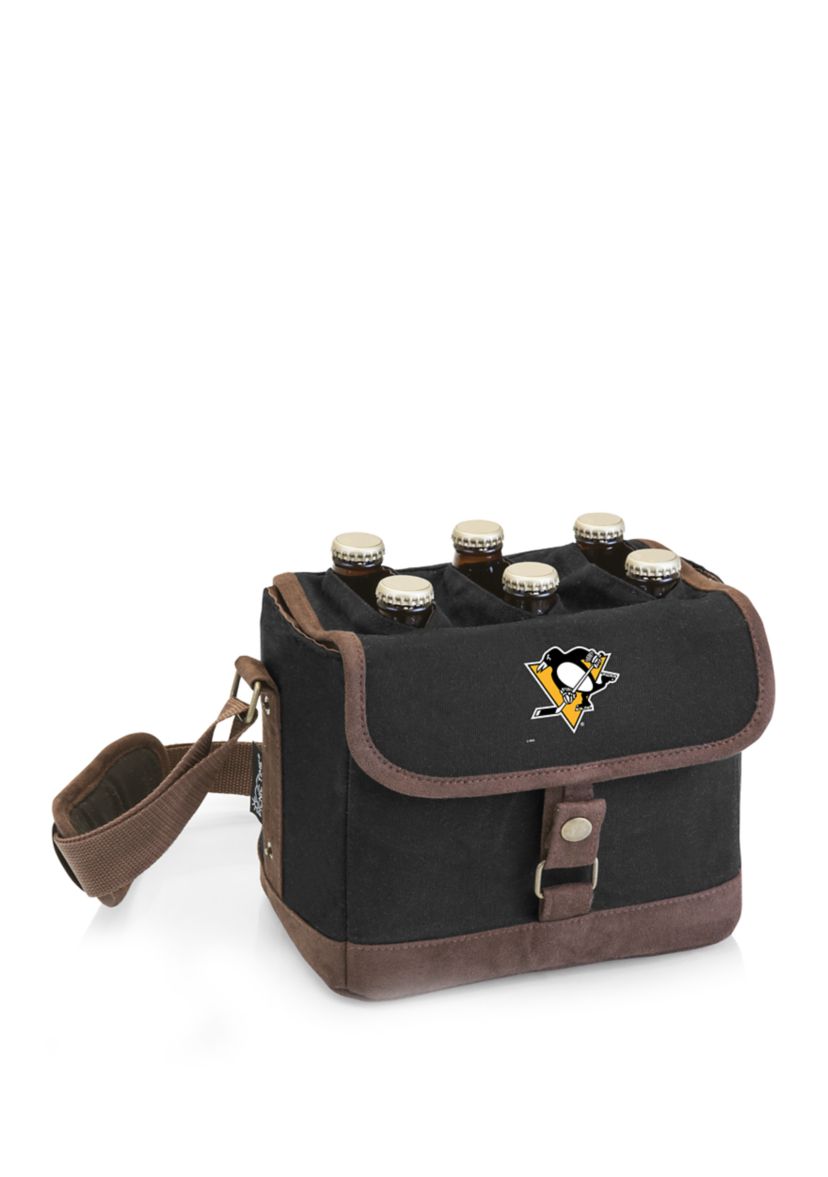 NHL Pittsburgh Penguins Beer Caddy Cooler Tote with Opener