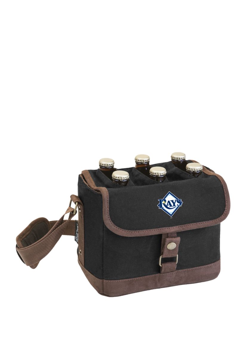MLB Tampa Bay Rays Beer Caddy Cooler Tote with Opener