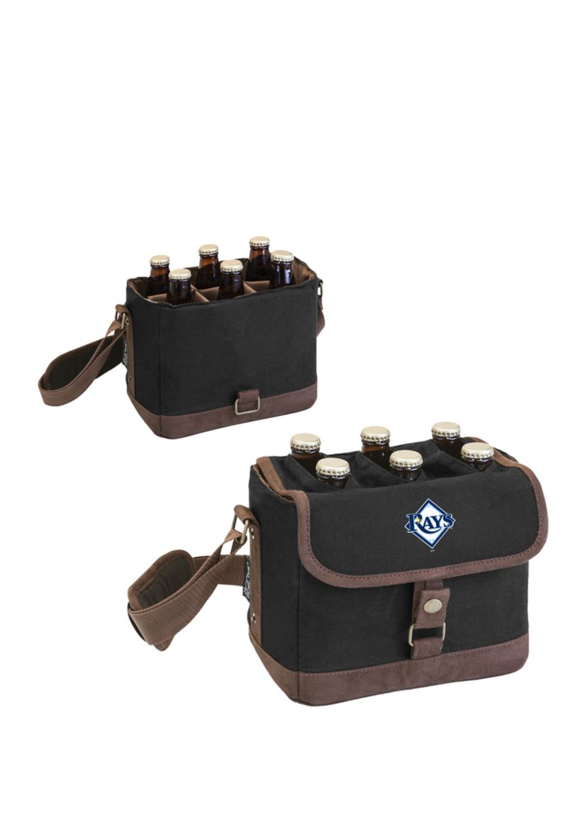 MLB Tampa Bay Rays Beer Caddy Cooler Tote with Opener
