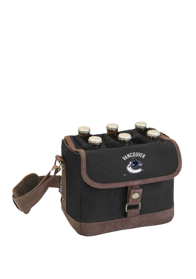 NHL Vancouver Canucks Beer Caddy Cooler Tote with Opener