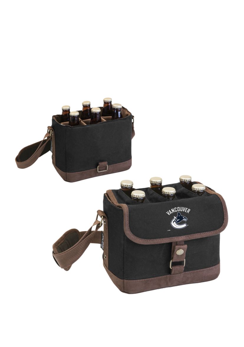 NHL Vancouver Canucks Beer Caddy Cooler Tote with Opener
