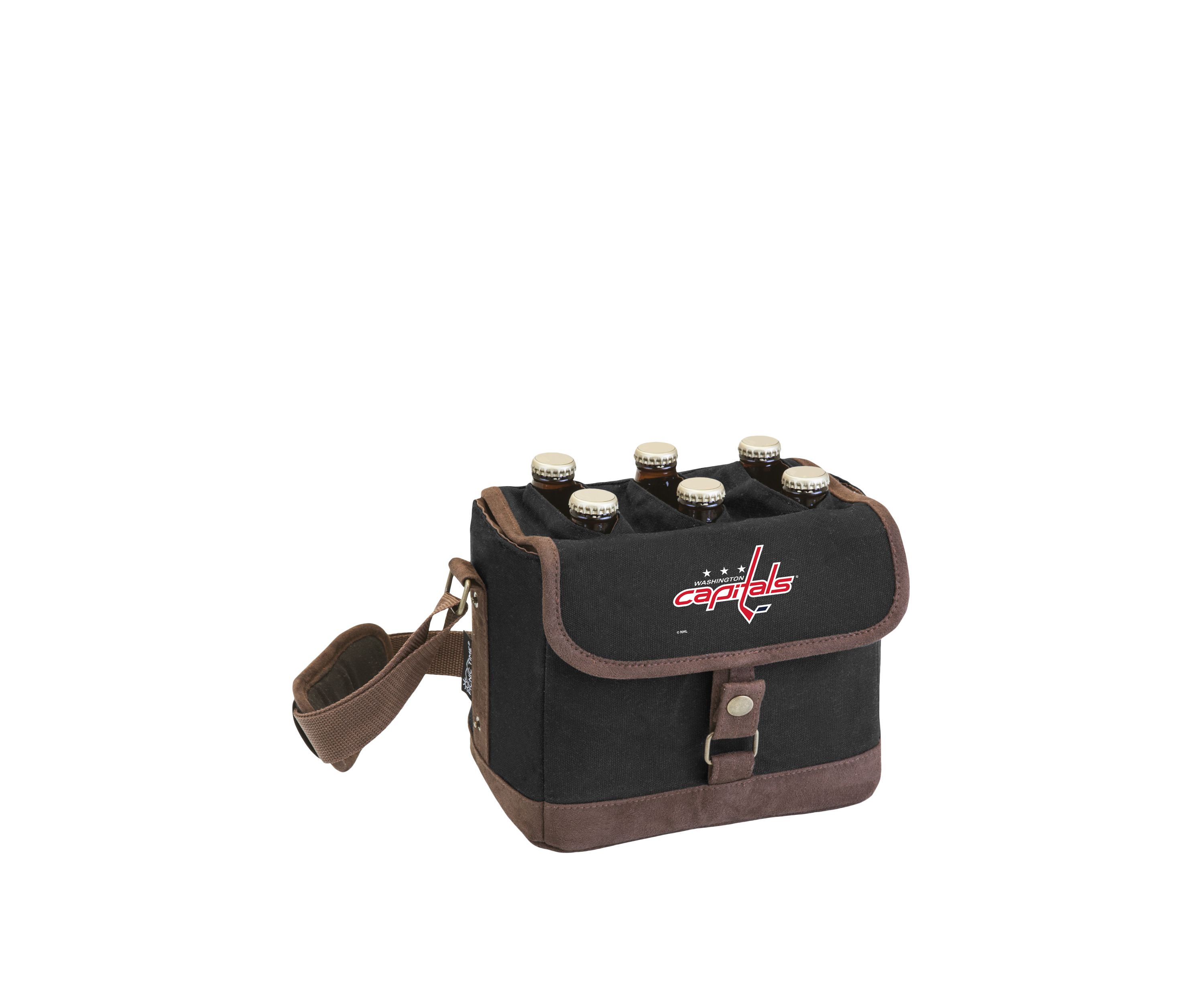 NHL Washington Capitals Beer Caddy Cooler Tote with Opener