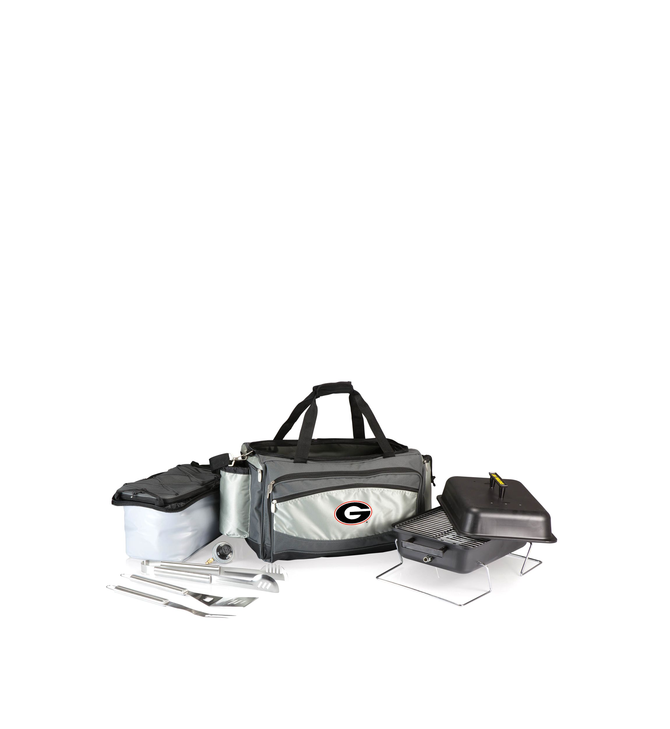 NCAA Georgia Bulldogs Vulcan Portable Propane Grill & Cooler Tote
