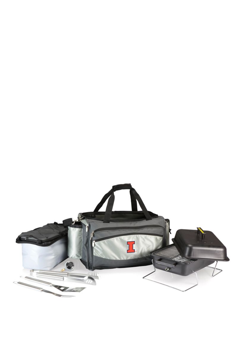 NCAA Illinois Fighting Illini Vulcan Portable Propane Grill & Cooler Tote