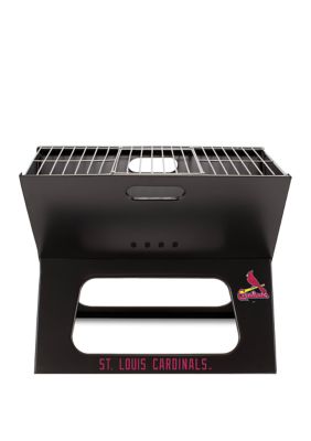 Oniva Mlb St. Louis Cardinals X-Grill Portable Charcoal Bbq Grill