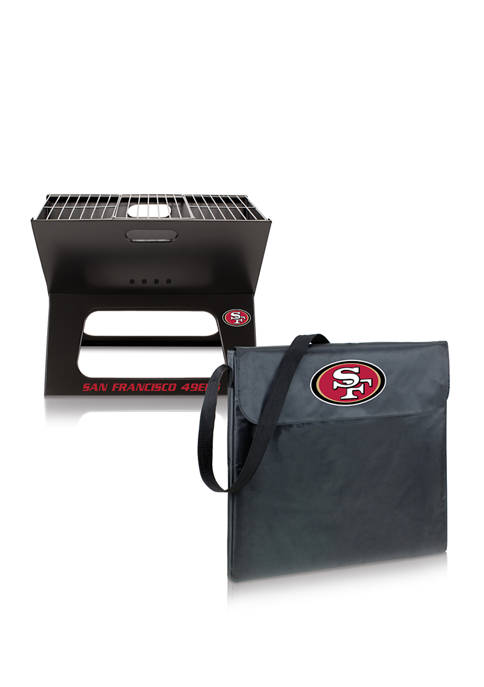 ONIVA NFL San Francisco 49ers X-Grill Portable Charcoal