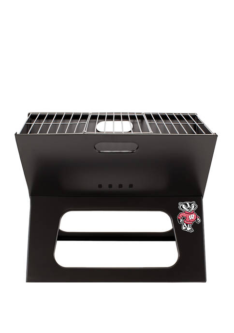 ONIVA NCAA Wisconsin Badgers X-Grill Portable Charcoal BBQ