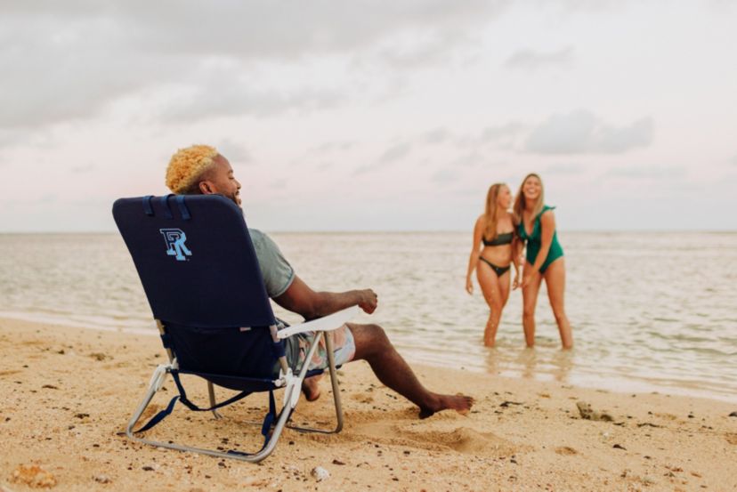 NCAA Rhode Island Rams Monaco Reclining Beach Backpack Chair