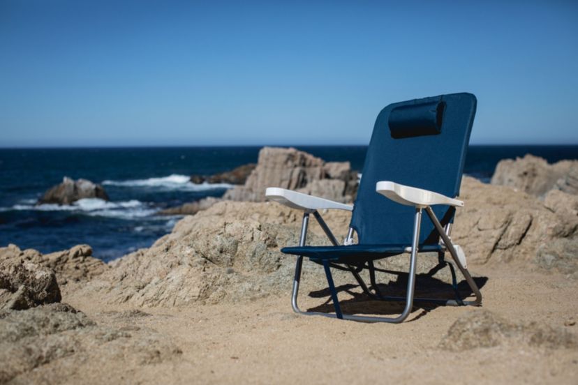NCAA Rhode Island Rams Monaco Reclining Beach Backpack Chair