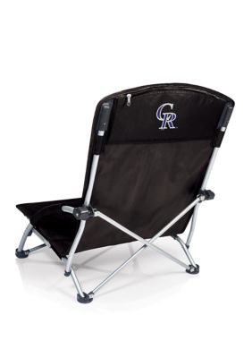 Oniva MLB Colorado Rockies Tranquility Portable Beach Chair, Black