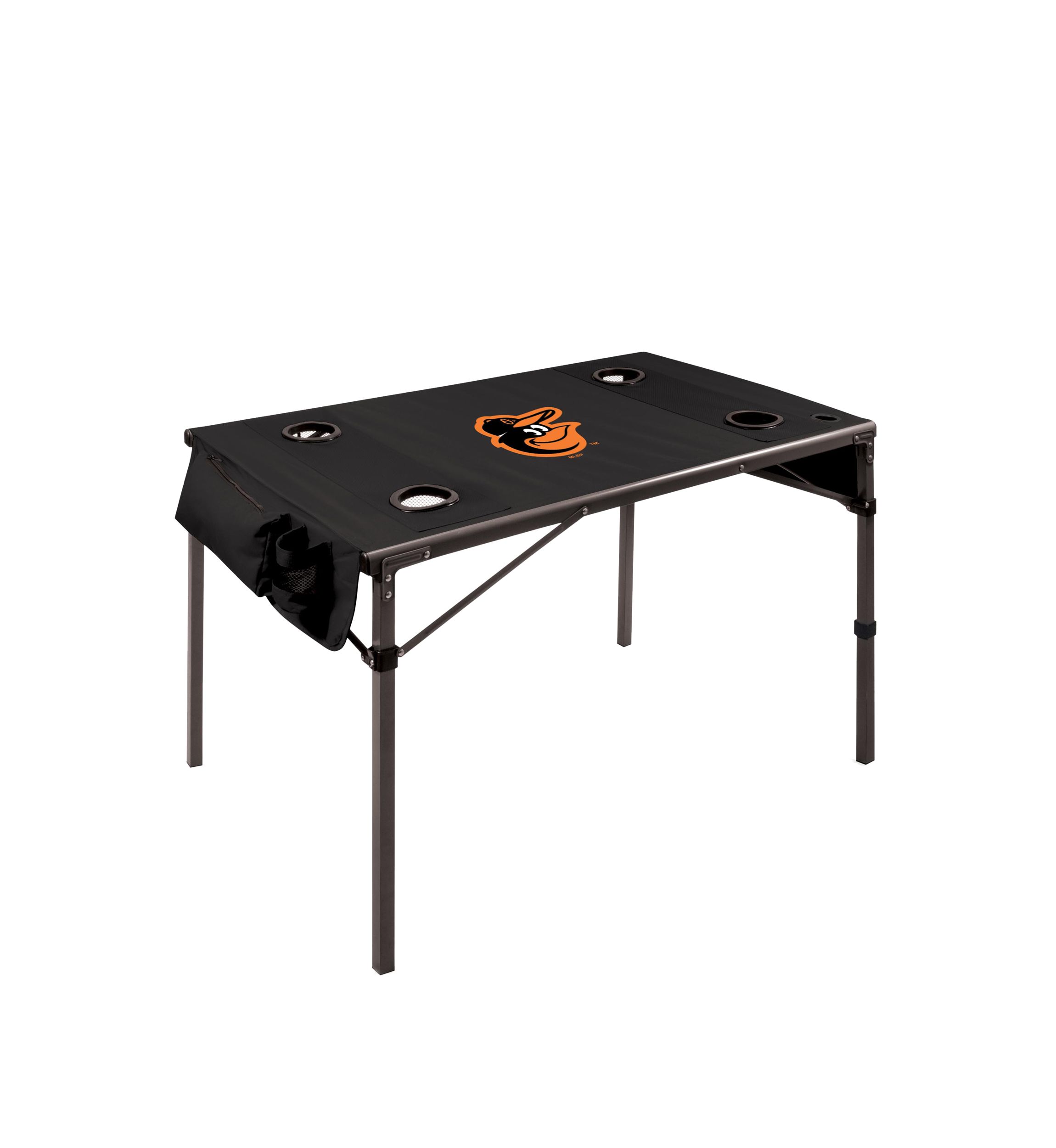 MLB Baltimore Orioles Travel Table Portable Folding Table