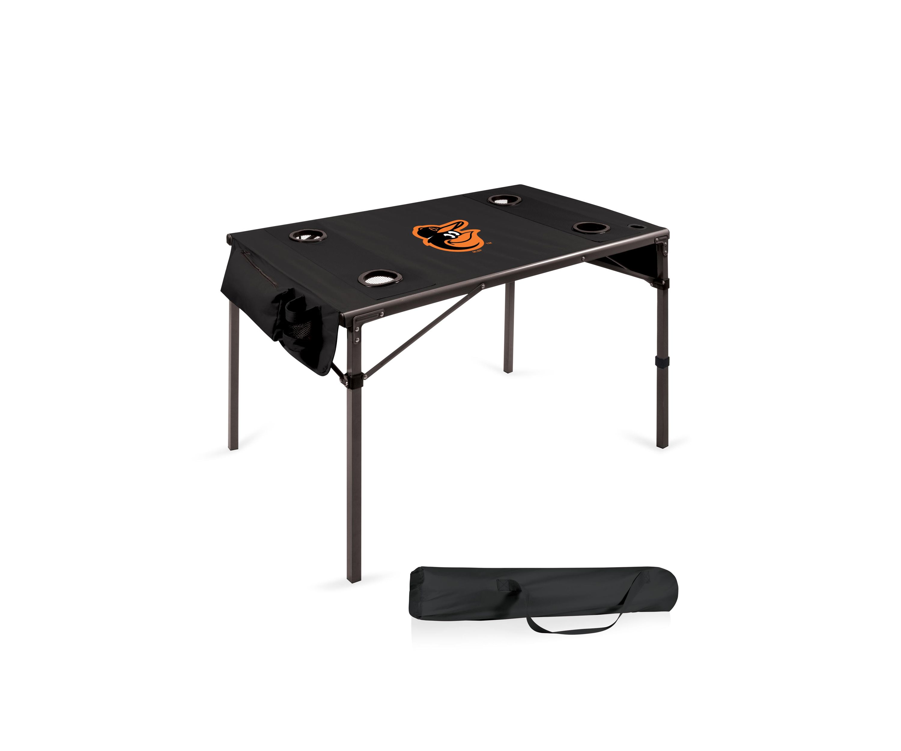 MLB Baltimore Orioles Travel Table Portable Folding Table