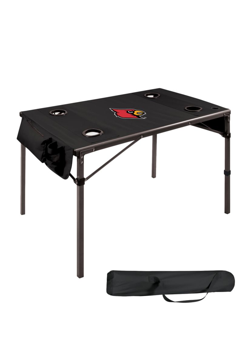 NCAA Louisville Cardinals Travel Table Portable Folding Table