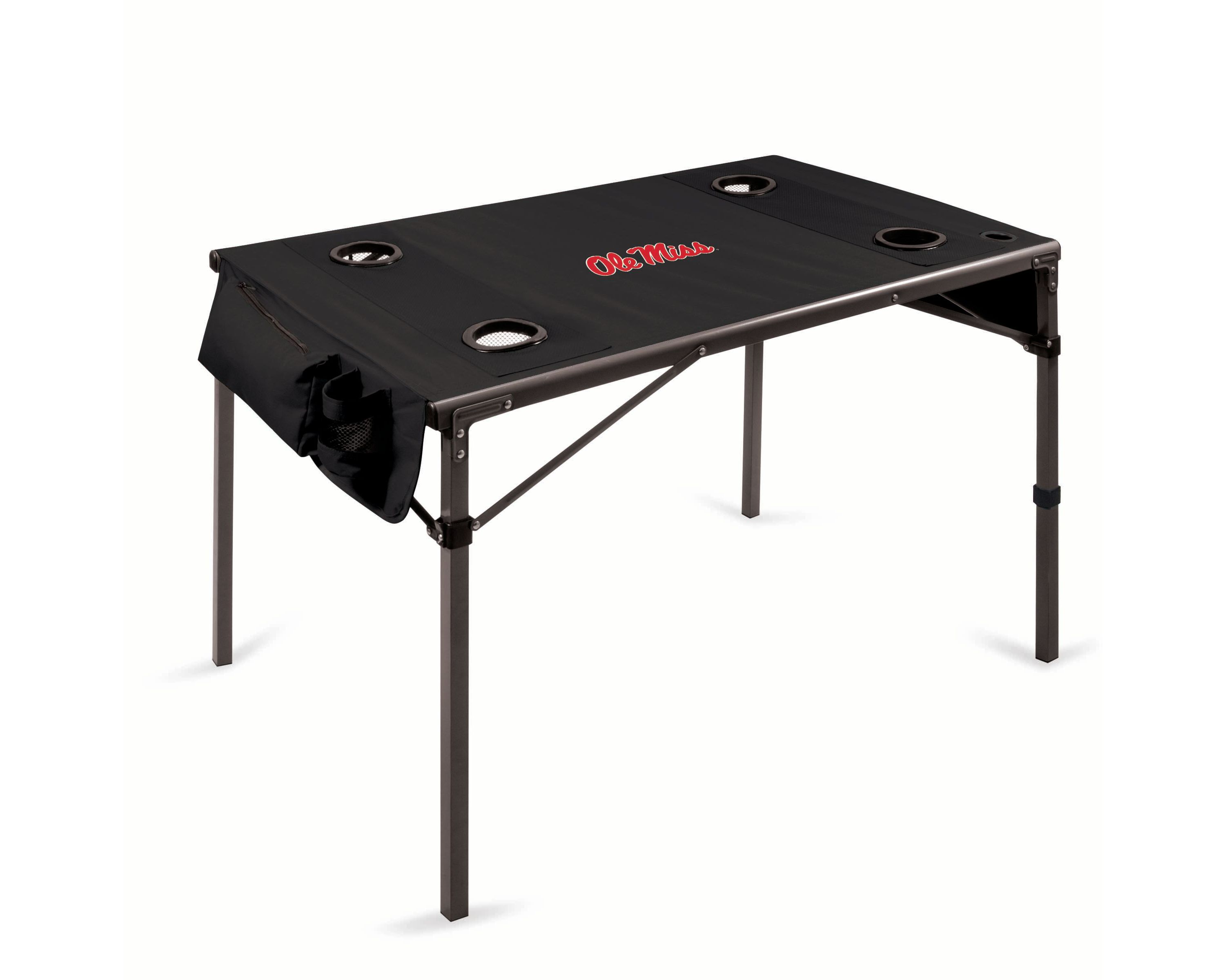 NCAA Ole Miss Rebels Travel Table Portable Folding Table