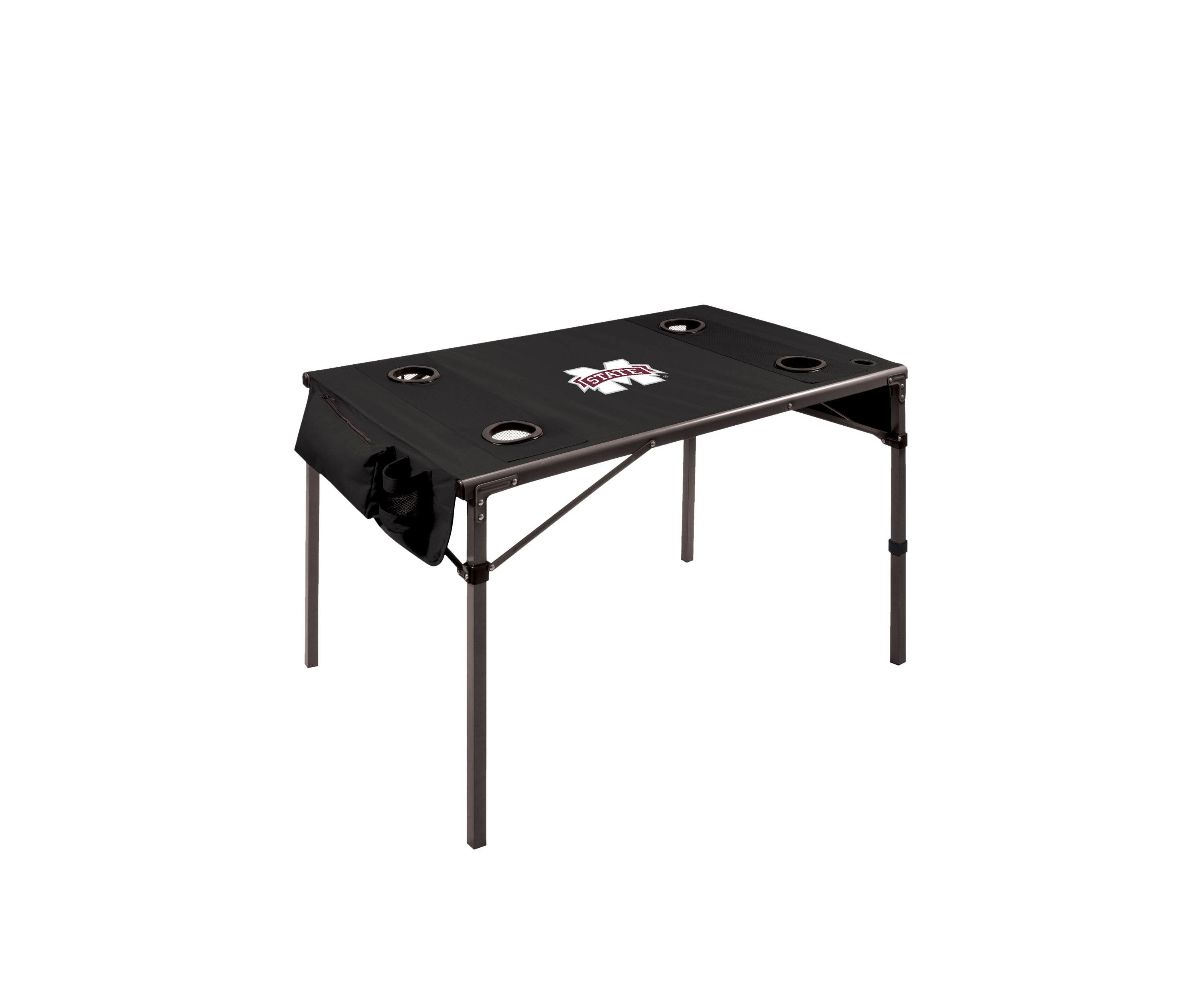 NCAA Mississippi State Bulldogs Travel Table Portable Folding Table