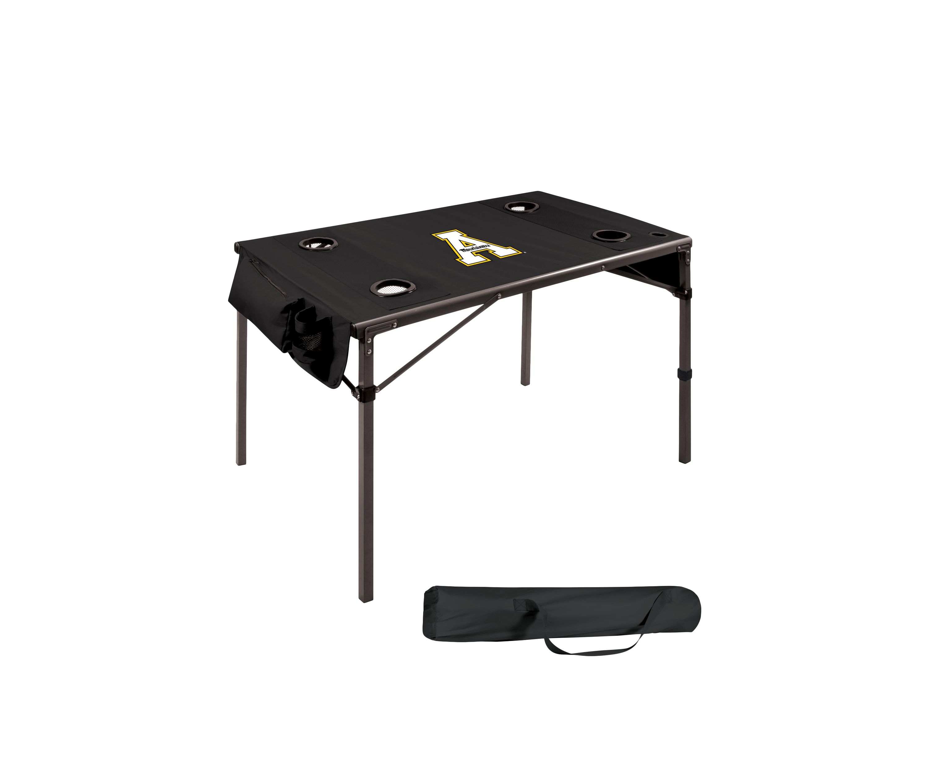 NCAA App State Mountaineers Travel Table Portable Folding Table