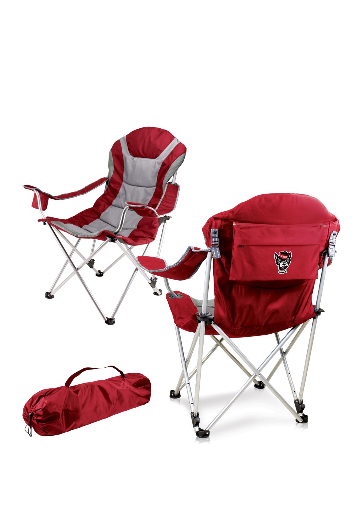 NCAA NC State Wolfpack Reclining Camp Chair