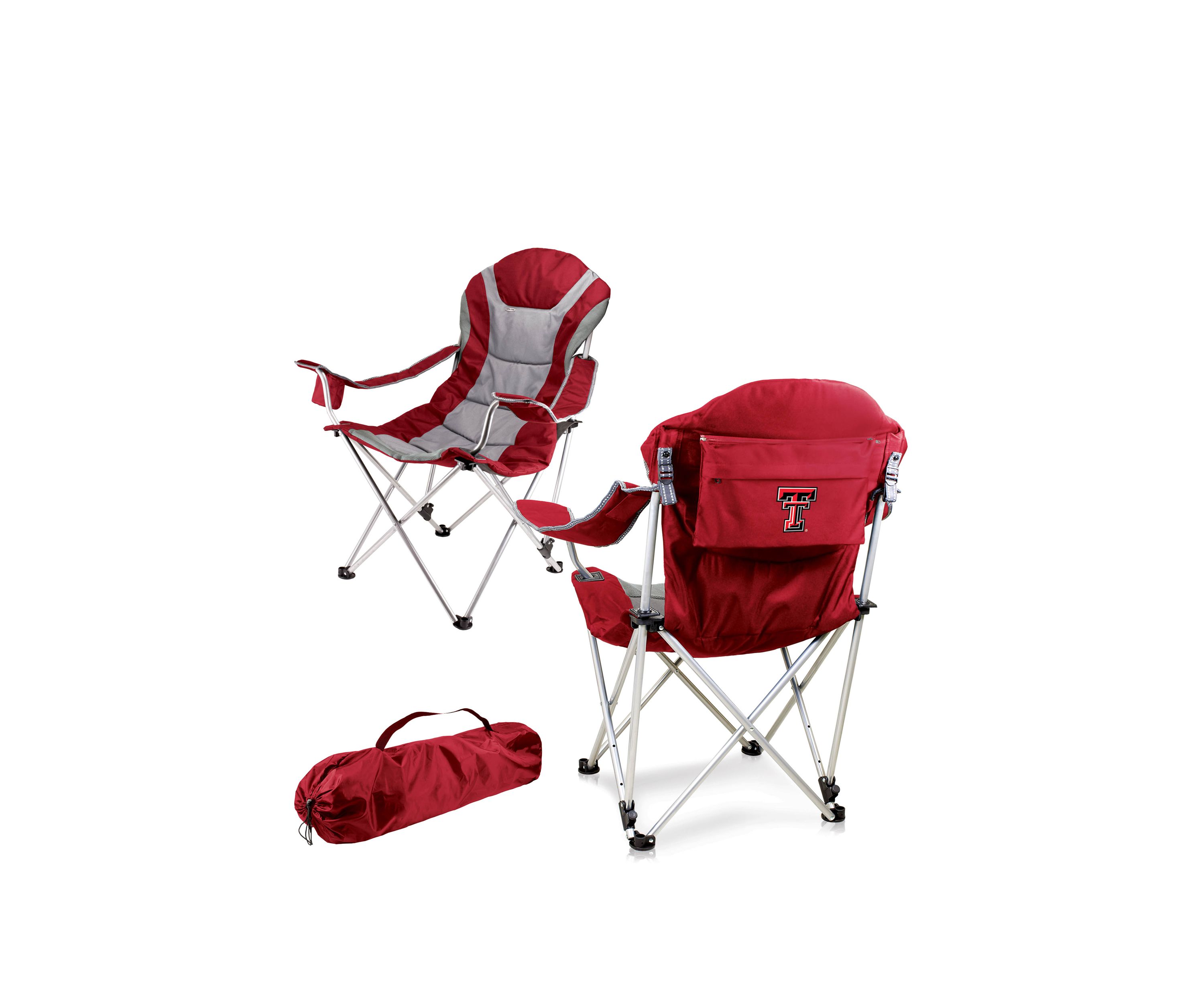 NCAA Texas Tech Red Raiders Reclining Camp Chair