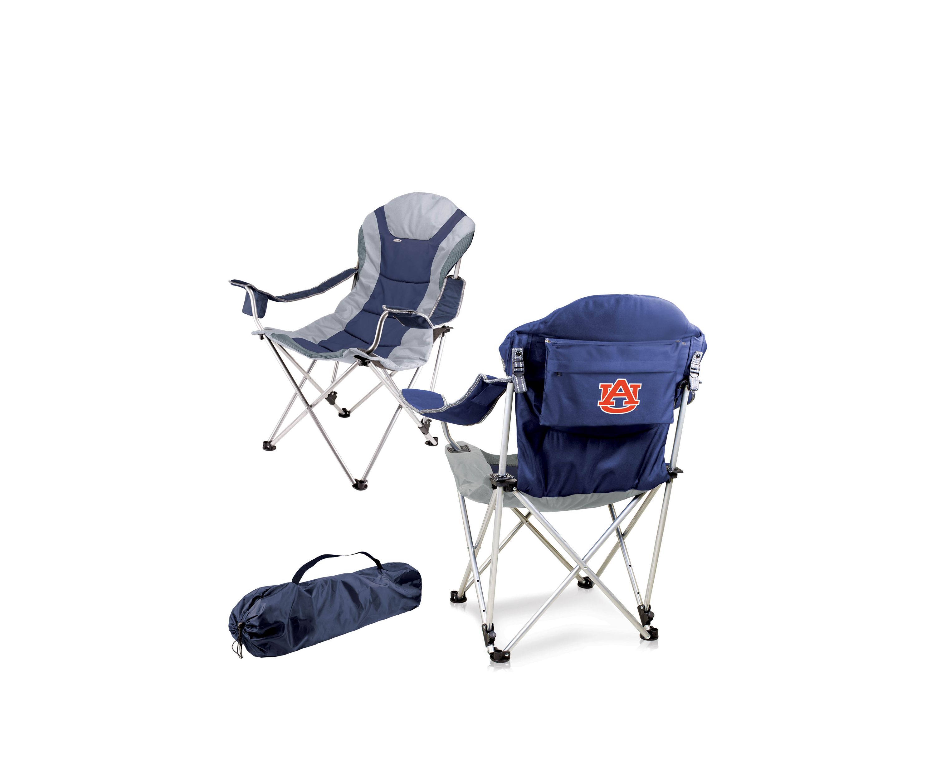 NCAA Auburn Tigers Reclining Camp Chair