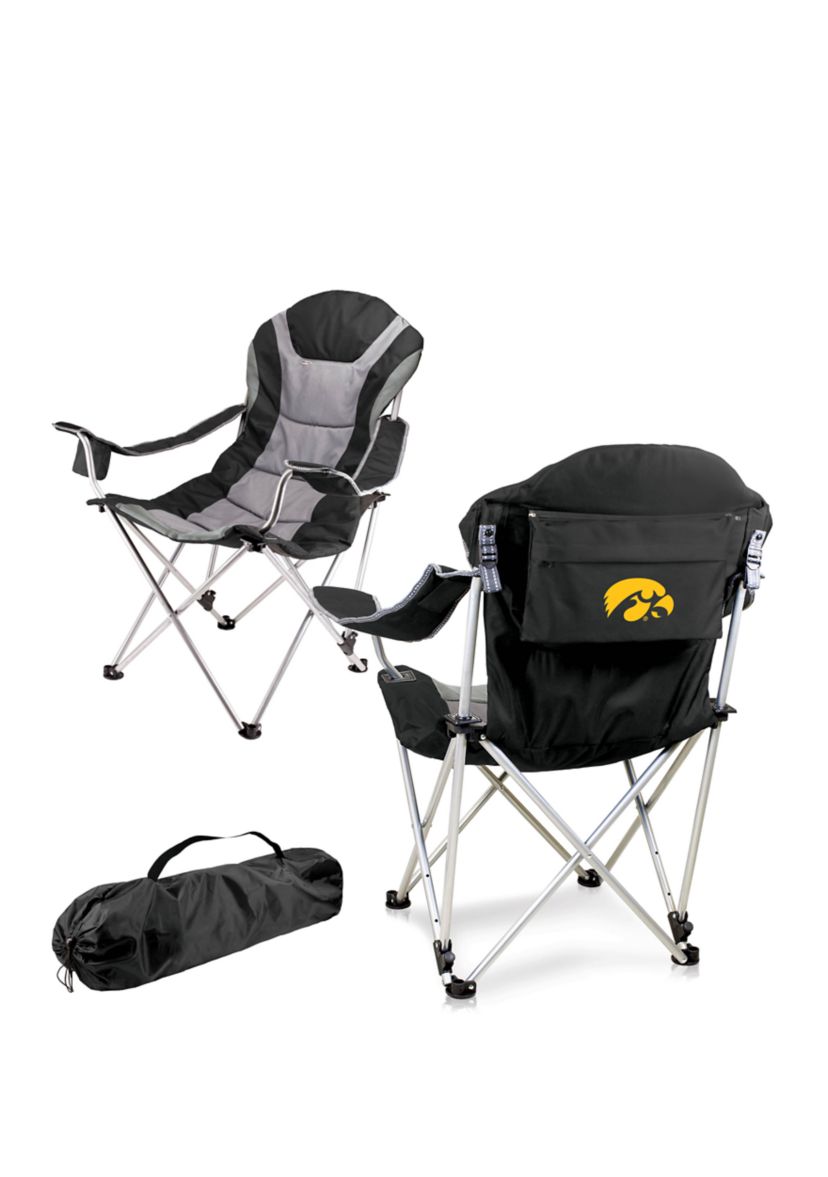 NCAA Iowa Hawkeyes Reclining Camp Chair
