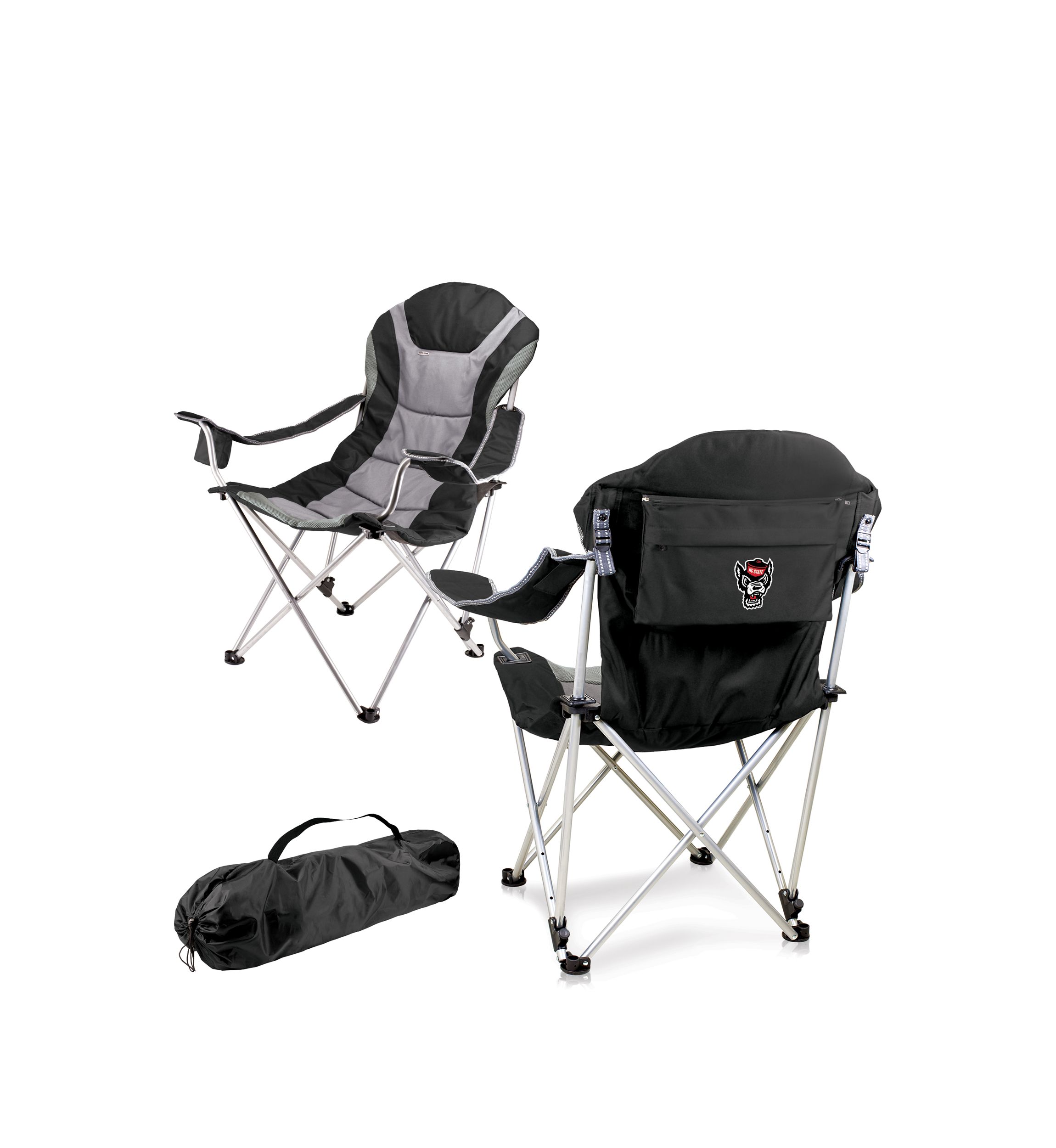 NCAA NC State Wolfpack Reclining Camp Chair