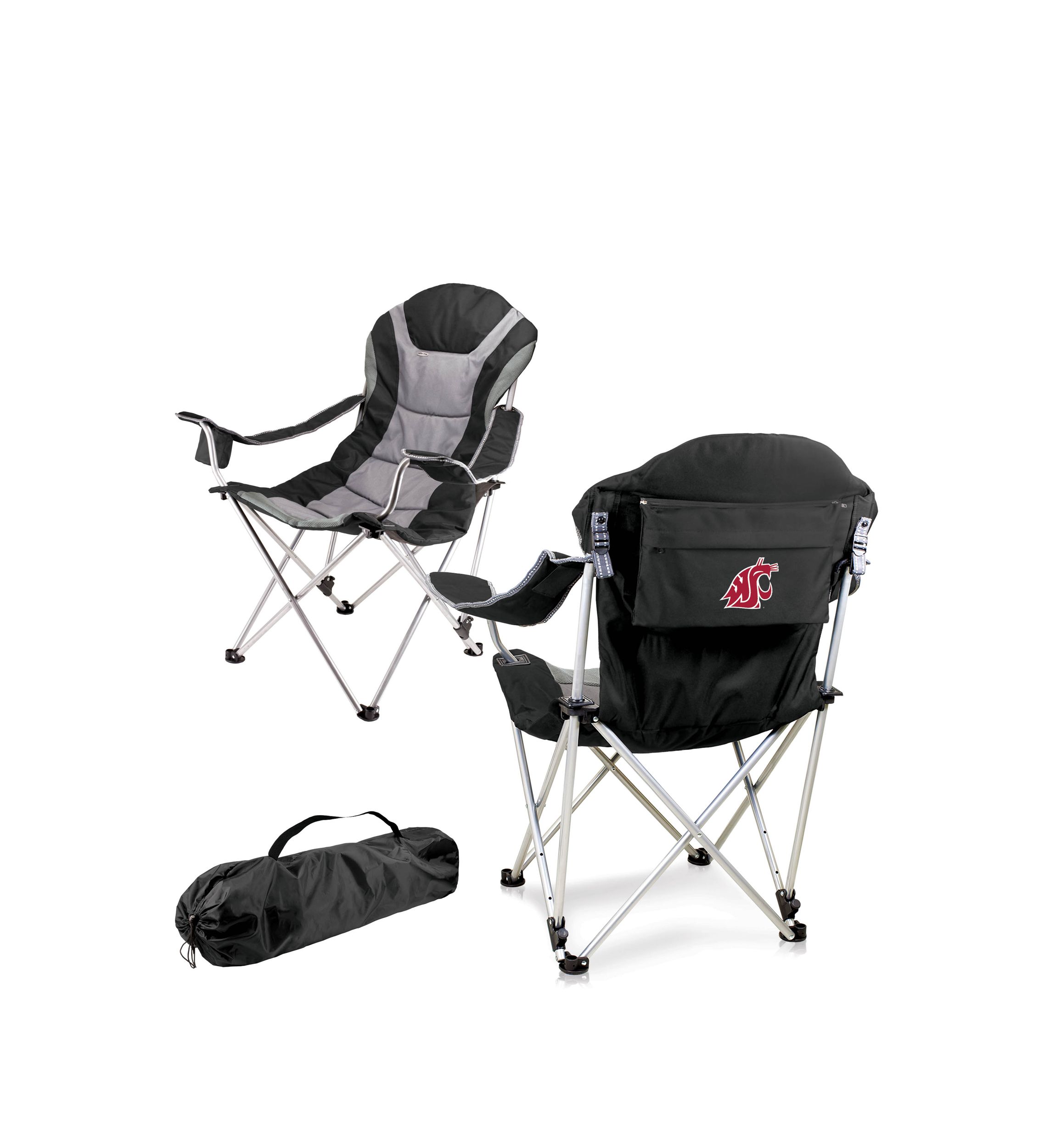 NCAA Washington State Cougars Reclining Camp Chair