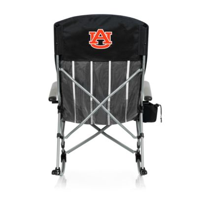 Picnic Time NCAA Auburn Tigers Outdoor Rocking Camp Chair