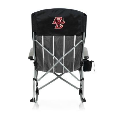 Picnic Time NCAA Boston College Eagles Outdoor Rocking Camp Chair