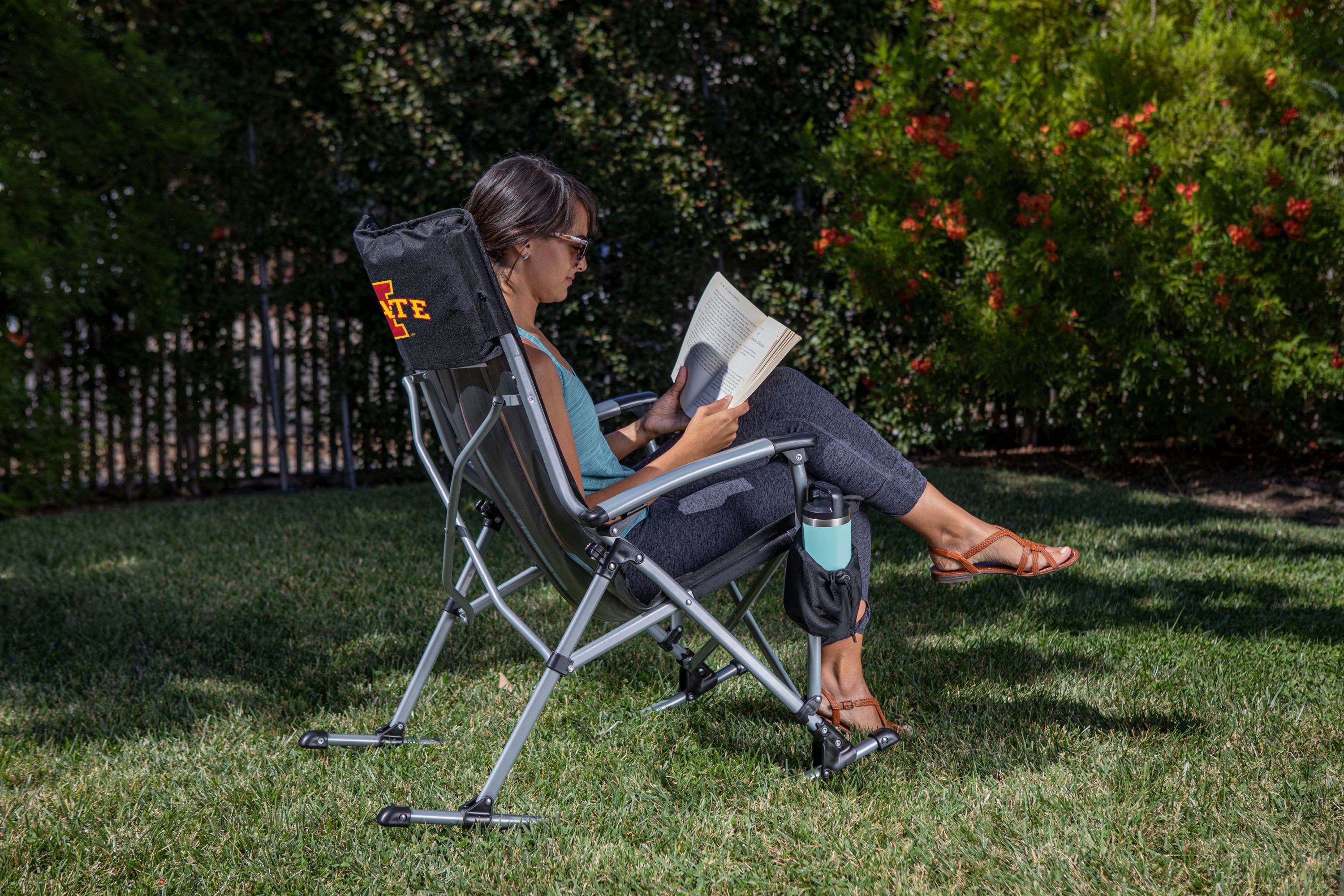 NCAA Iowa State Cyclones Outdoor Rocking Camp Chair