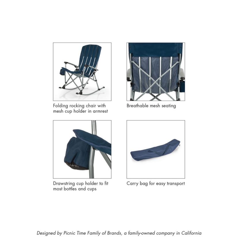 NCAA Iowa State Cyclones Outdoor Rocking Camp Chair