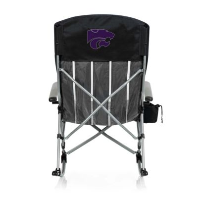 Picnic Time NCAA Kansas State Wildcats Outdoor Rocking Camp Chair
