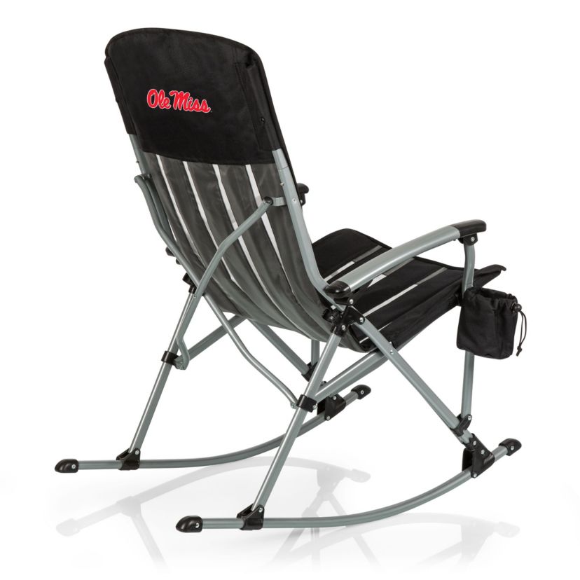 NCAA Ole Miss Rebels Outdoor Rocking Camp Chair