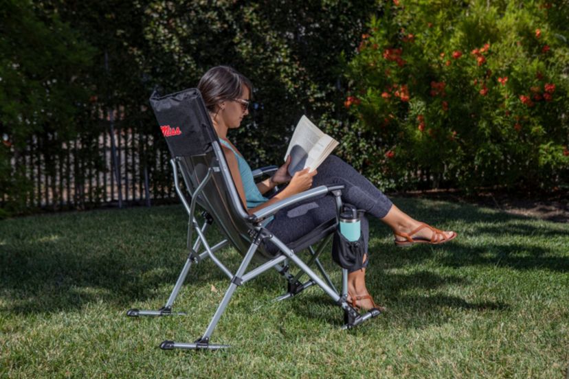 NCAA Ole Miss Rebels Outdoor Rocking Camp Chair