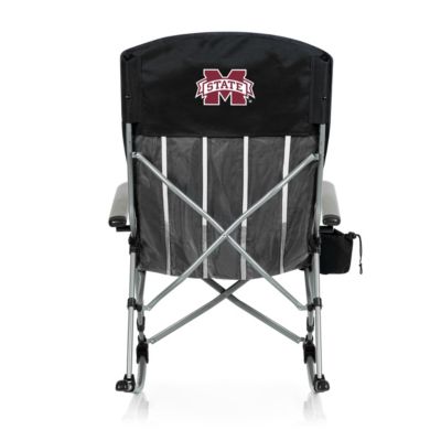 Picnic Time NCAA Mississippi State Bulldogs Outdoor Rocking Camp Chair