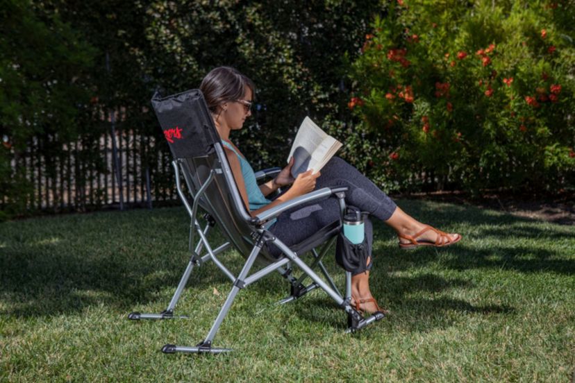 NCAA Nebraska Cornhuskers Outdoor Rocking Camp Chair