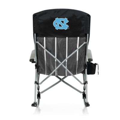 Picnic Time NCAA North Carolina Tar Heels Outdoor Rocking Camp Chair