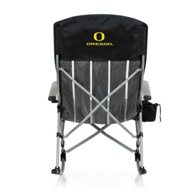 Picnic Time NCAA Oregon Ducks Outdoor Rocking Camp Chair