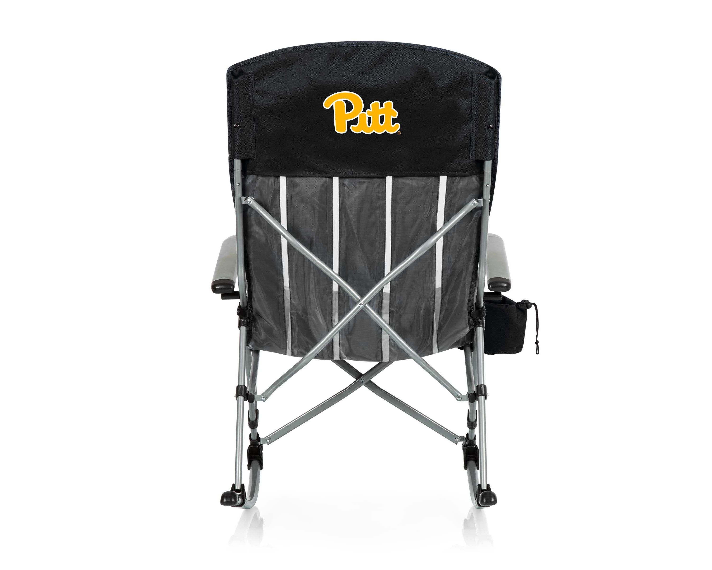 NCAA Pittsburgh Panthers Outdoor Rocking Camp Chair