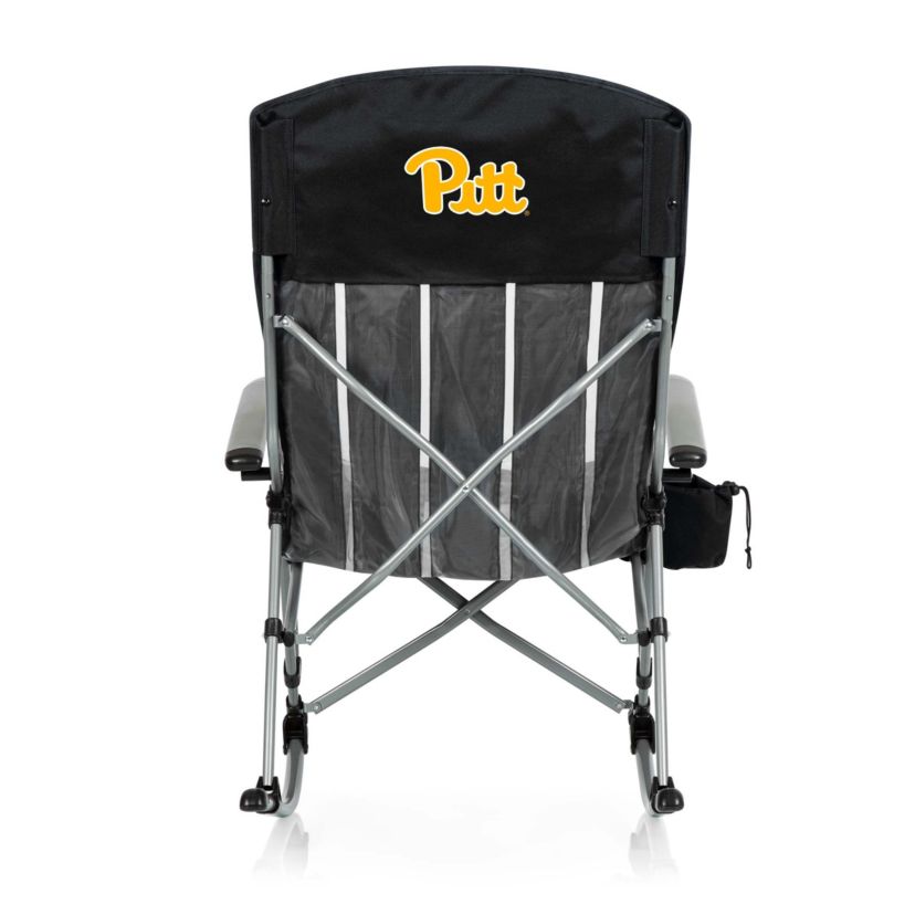 NCAA Pittsburgh Panthers Outdoor Rocking Camp Chair