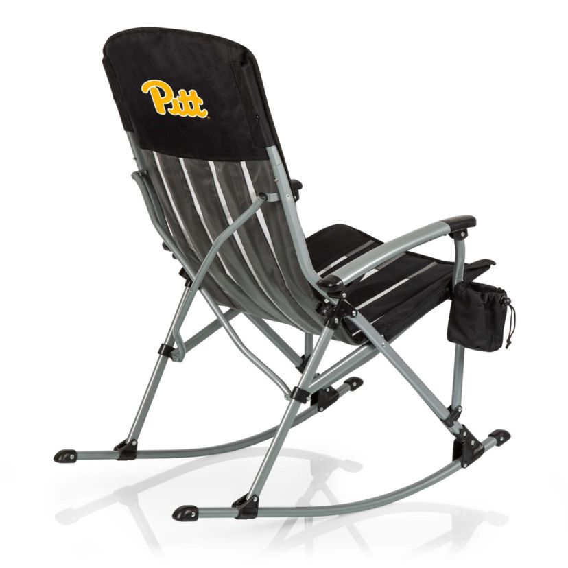 NCAA Pittsburgh Panthers Outdoor Rocking Camp Chair