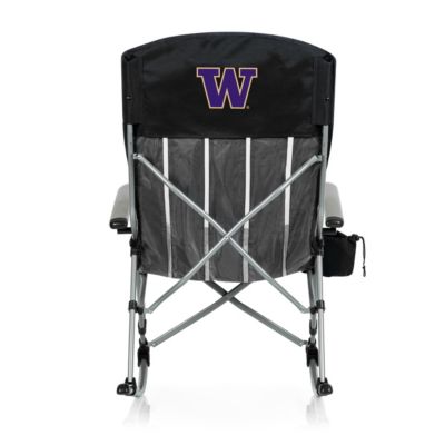Picnic Time NCAA Washington Huskies Outdoor Rocking Camp Chair