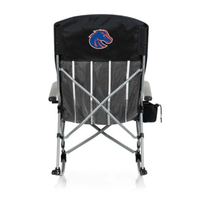 Picnic Time NCAA Boise State Broncos Outdoor Rocking Camp Chair